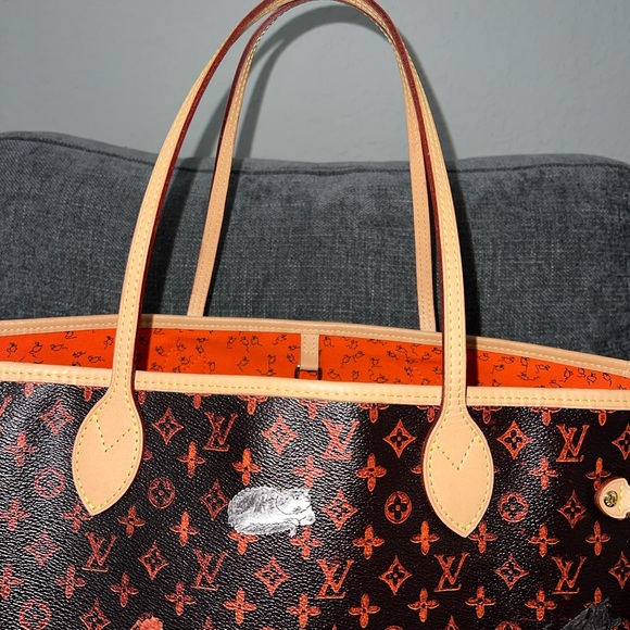 Louis Vuitton RARE Neverfull MM catogram tote bag - Picture 5 of 9